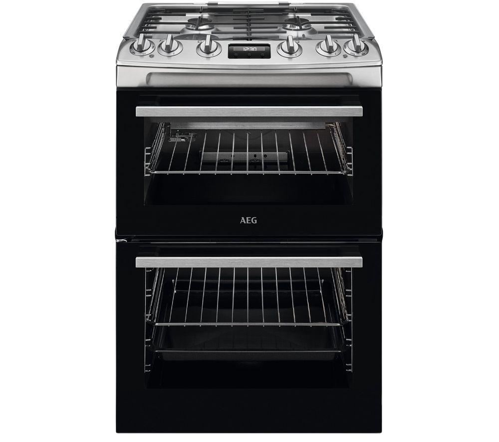 AEG CGX6130ACM 60 cm Gas Cooker - Stainless Steel