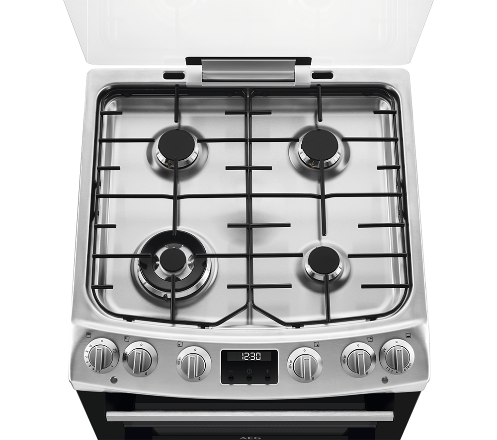 AEG CGX6130ACM Cocina de gas de 60 cm - Acero inoxidable