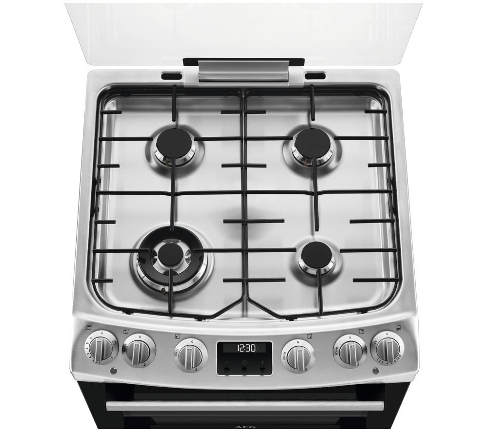 AEG CGX6130ACM Cocina de gas de 60 cm - Acero inoxidable