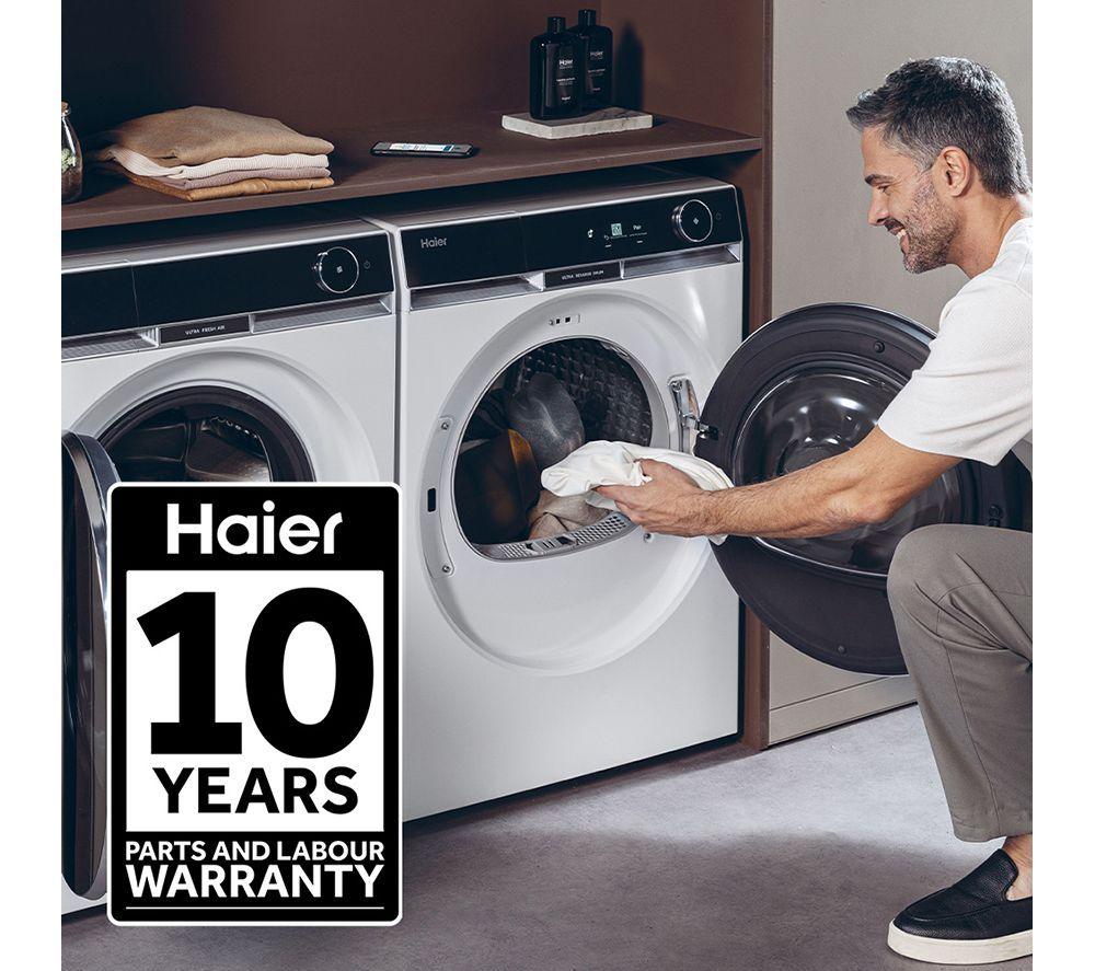 HAIER X Series 11 HD90-A3Q397U1 WiFi-enabled 9 kg Heat Pump Tumble Dryer - White