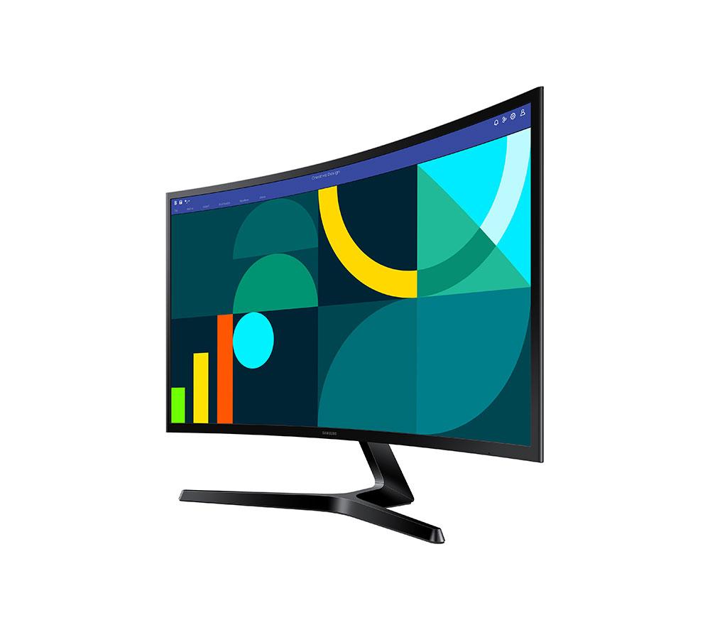 Monitor LCD VA curvo Full HD SAMSUNG LS27D366GAUXXU de 27" - Negro