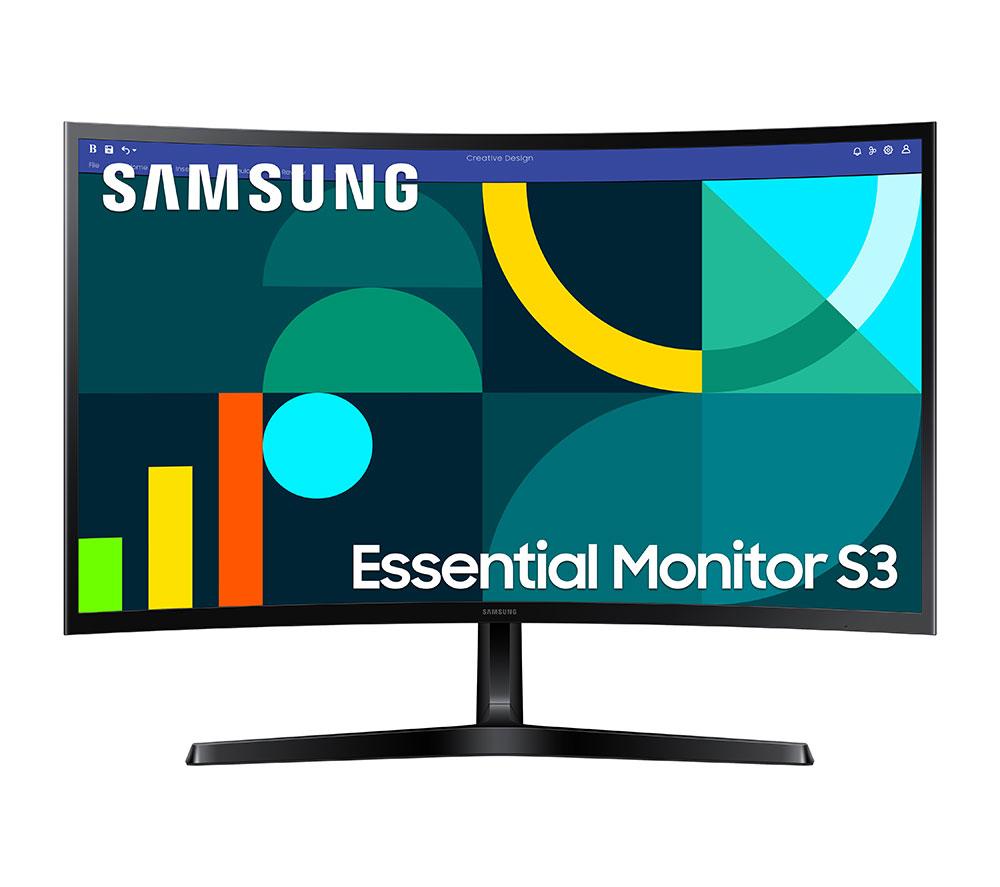 Monitor LCD VA curvo Full HD SAMSUNG LS27D366GAUXXU de 27" - Negro