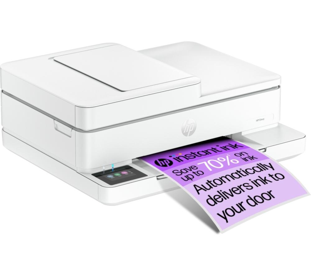 HP Envy 6530e All-in-One Wireless Inkjet Printer with Fax & 3 Months Free Instant Ink with HP+