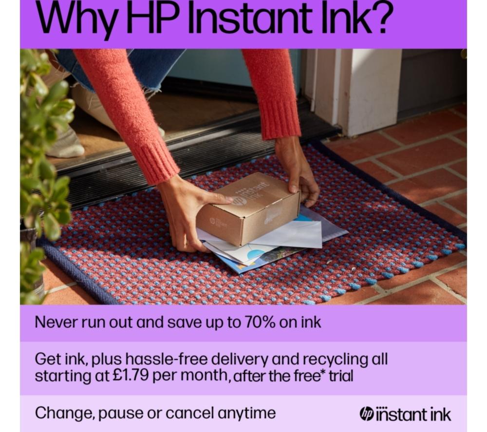 HP Envy 6530e All-in-One Wireless Inkjet Printer with Fax & 3 Months Free Instant Ink with HP+