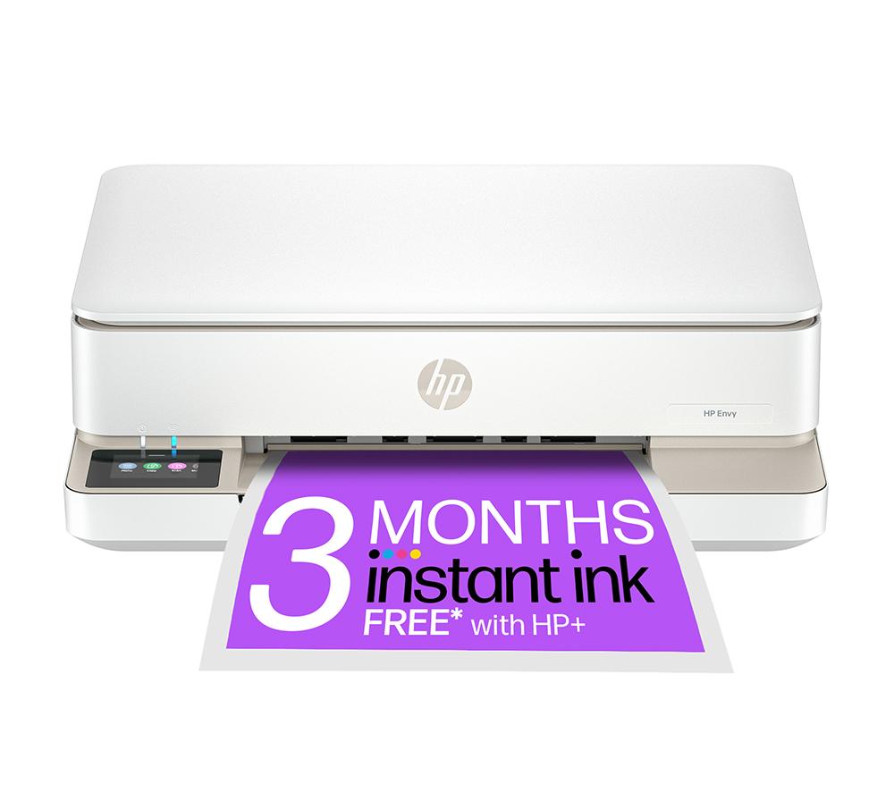 HP Envy 6120e All-in-One Inkjet Wireless Printer with Fax & 3 Months Free Instant Ink with HP+