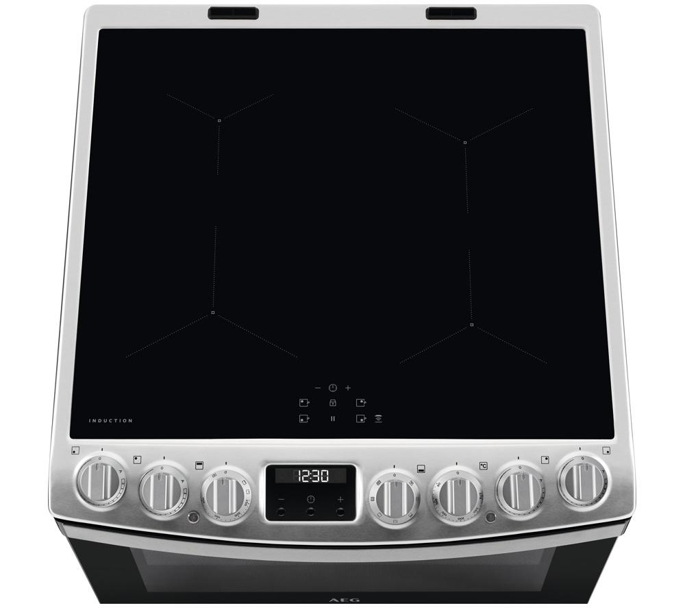 AEG CIS6743ECM Cocina de inducción eléctrica de 60 cm - Acero inoxidable