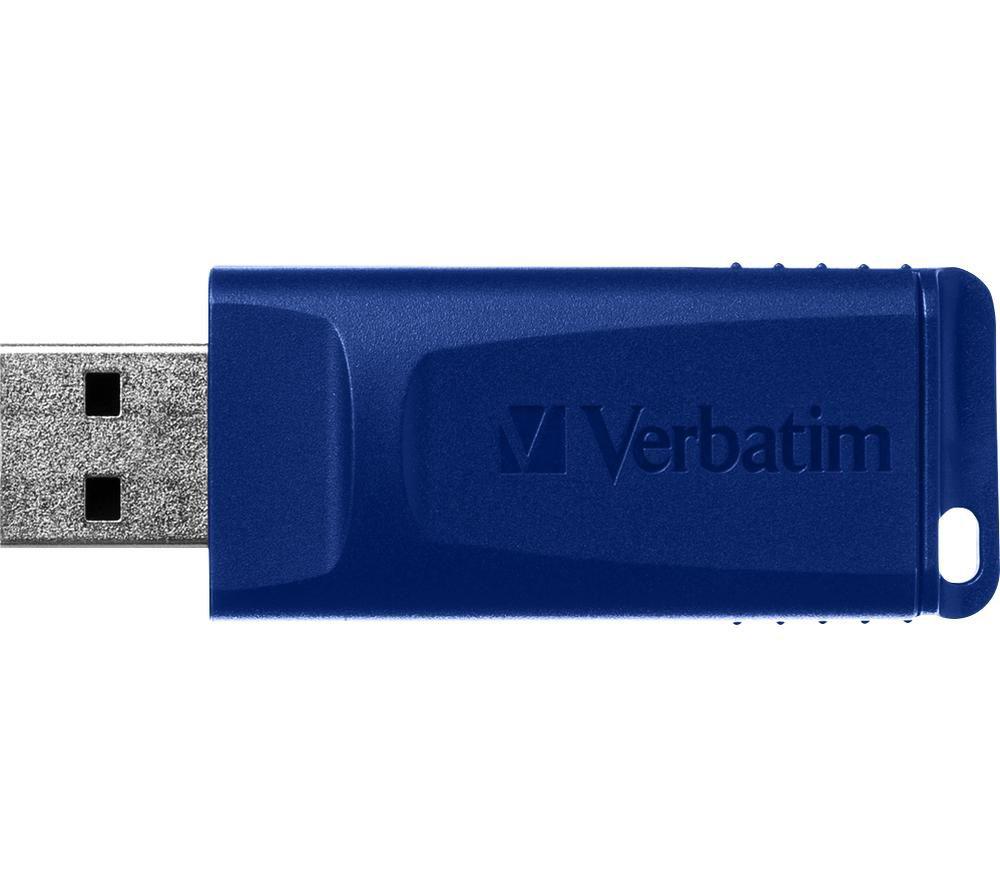 Memoria USB 2.0 VERBATIM Slider - 16 GB, paquete de 3