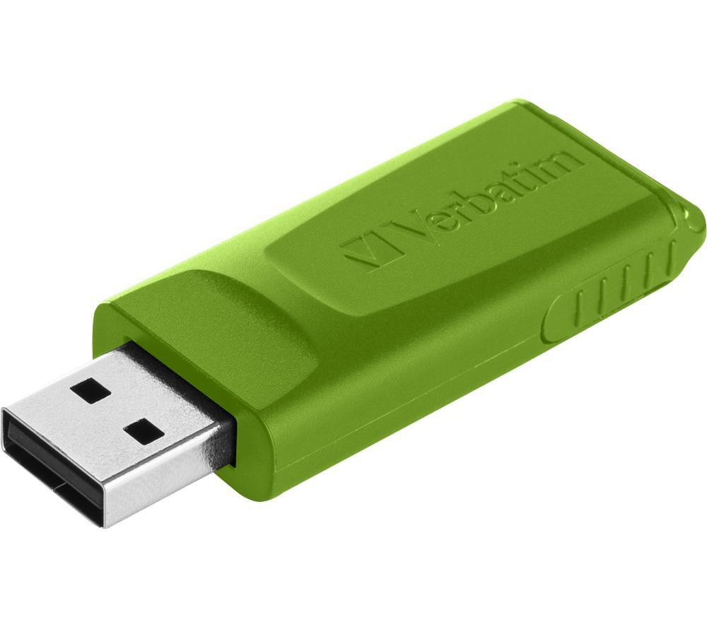 Memoria USB 2.0 VERBATIM Slider - 16 GB, paquete de 3