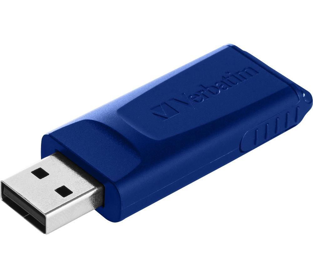 Memoria USB 2.0 VERBATIM Slider - 16 GB, paquete de 3