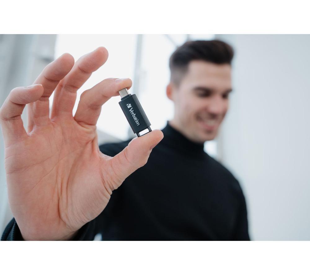 VERBATIM Store 'n' Go USB Type-C Memory Stick - 128 GB, Black