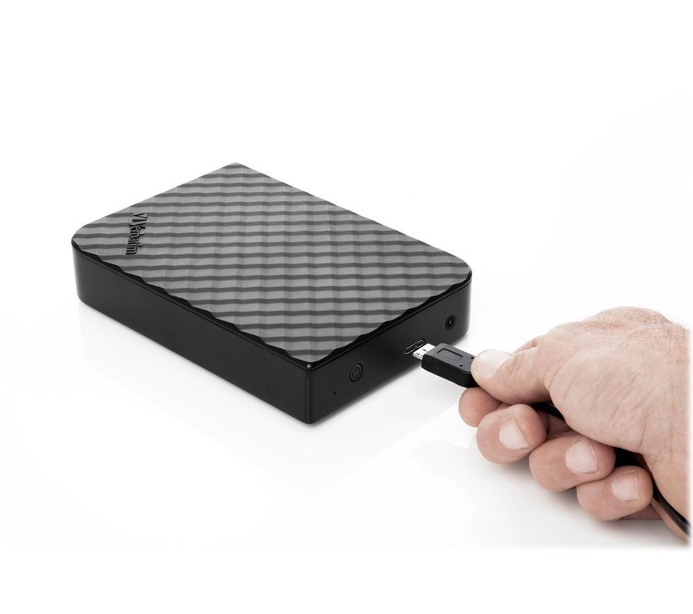 VERBATIM Store 'n' Save Portable Hard Drive - 2 TB, Black