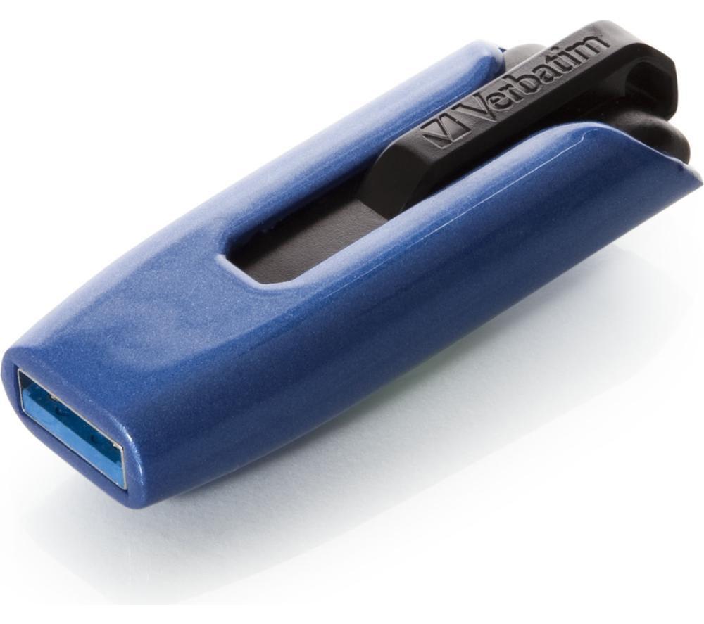 VERBATIM Store 'n' Go V3 Max USB 3.0 Memory Stick - 64 GB, Blue