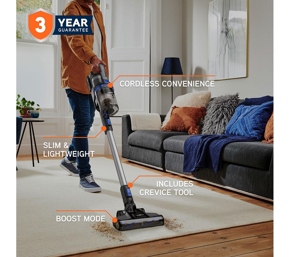 VAX Pace CLSV-PAKS Cordless Vacuum Cleaner - Graphite & Blue