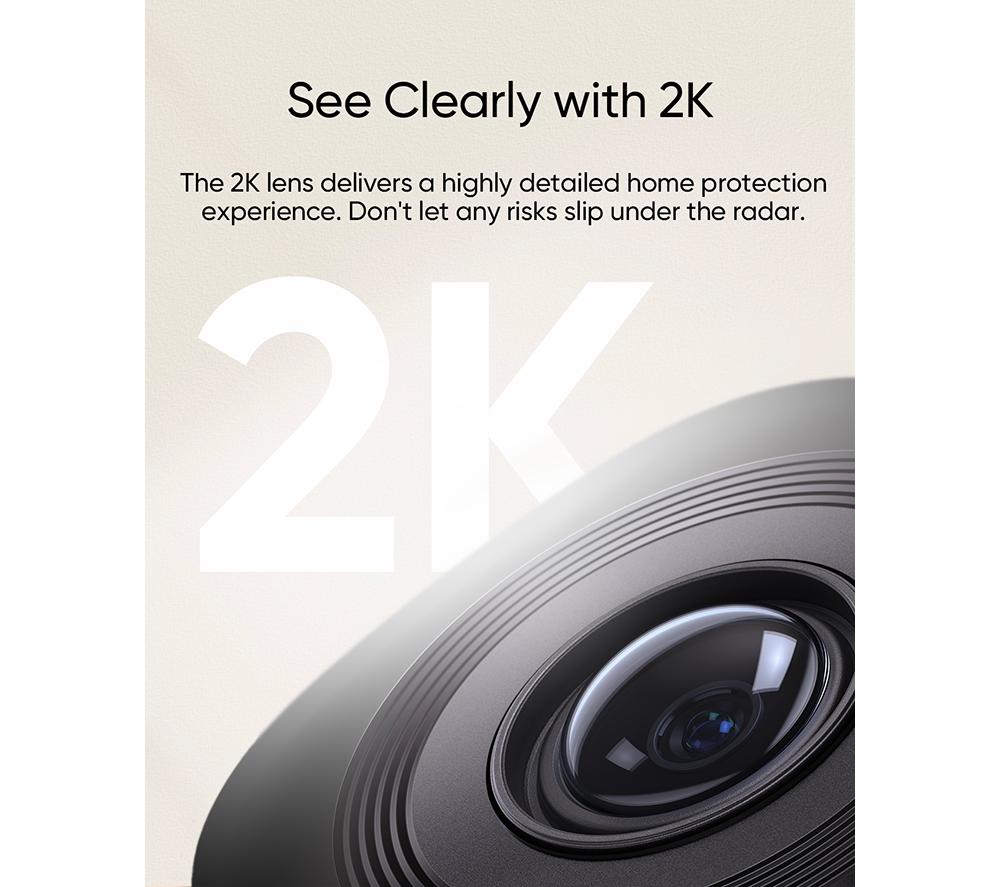 EUFY C220 Pan-Tilt 2K WiFi Indoor Security Camera