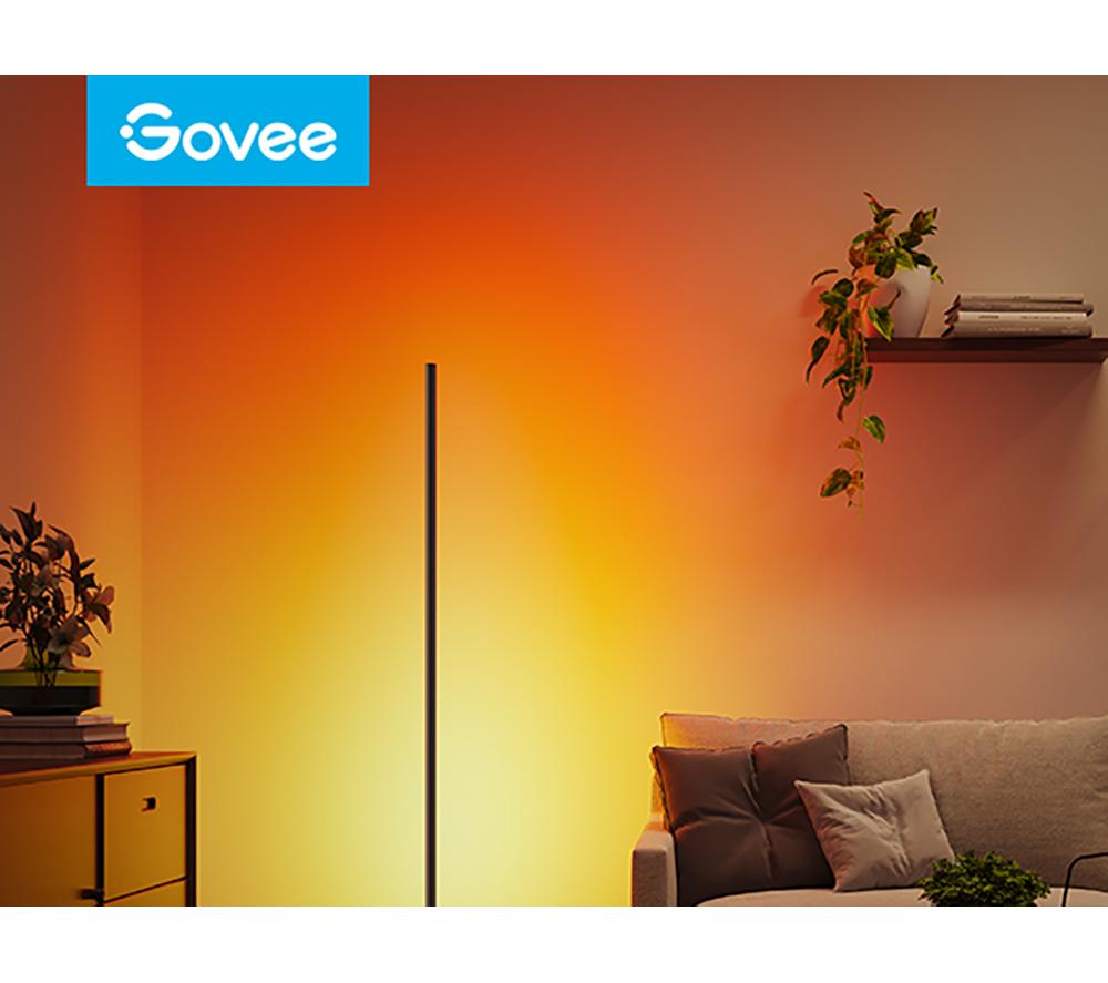 GOVEE RGBICWW Smart Zylinder Stehleuchte - Schwarz