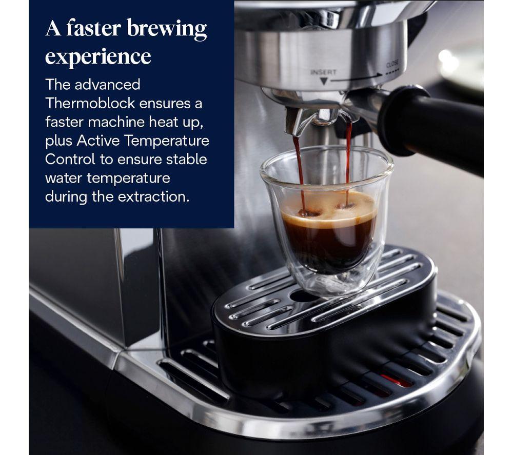 DELONGHI Dedica Maestro Plus EC950.M Kaffeemaschine - Silber
