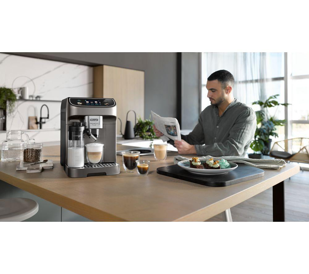 DELONGHI Magnifica Plus ECAM320.70.TB Bean to Cup Coffee Machine - Titanium Black