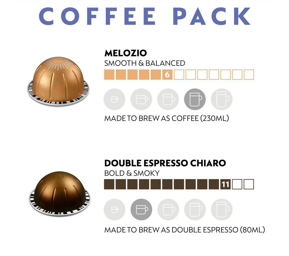 NESPRESSO by Krups Vertuo Pop Barista Bundle XN920141 Smart Coffee Machine - Coconut White