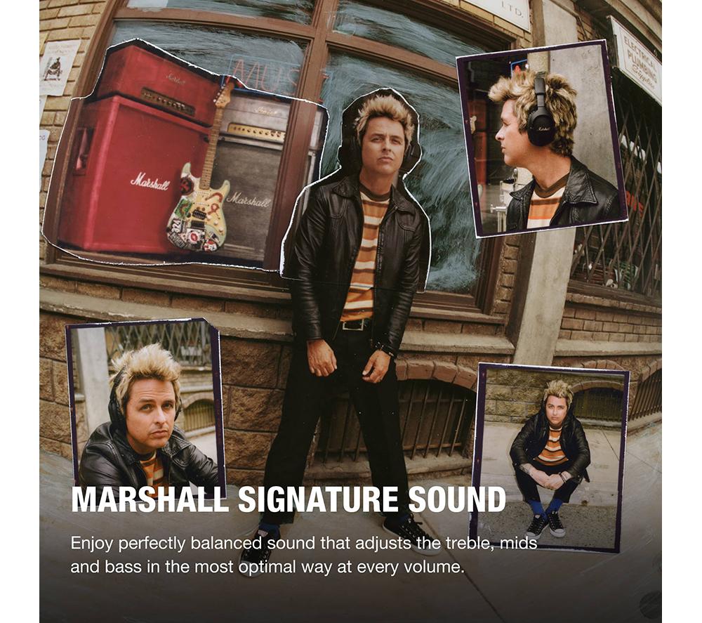 Auriculares Marshall Monitor III inalámbricos con Bluetooth y cancelación de ruido - Negros