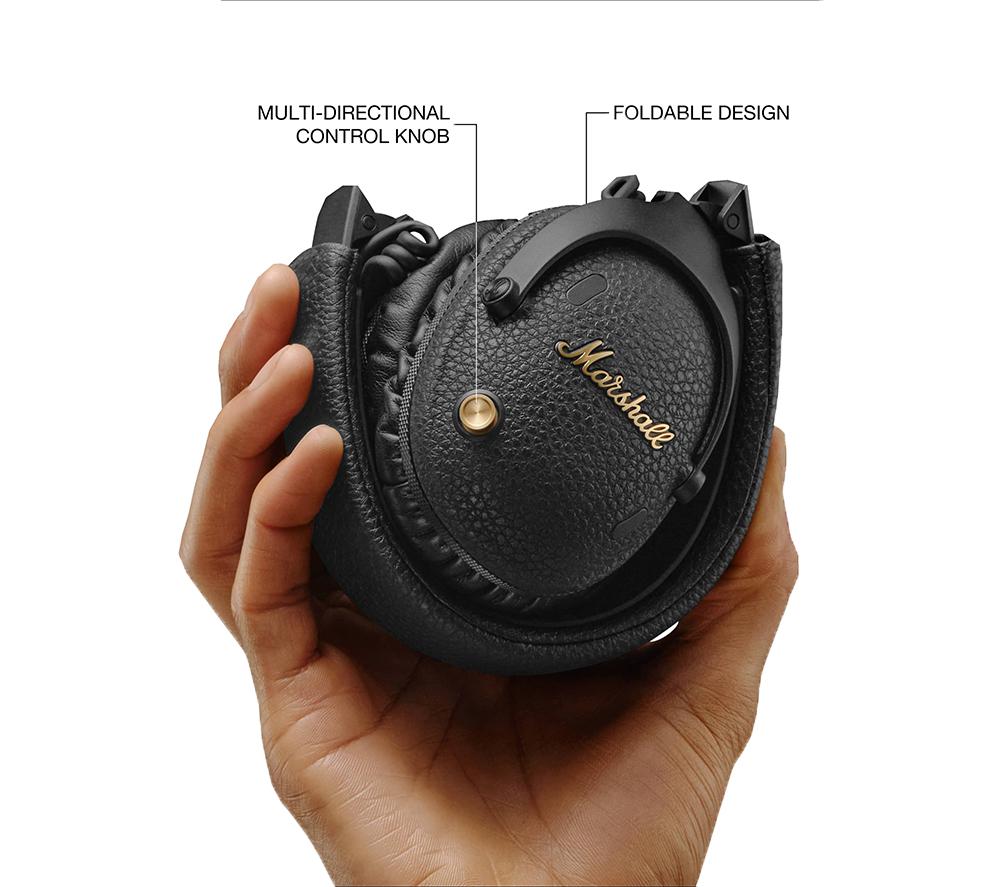 Auriculares Marshall Monitor III inalámbricos con Bluetooth y cancelación de ruido - Negros