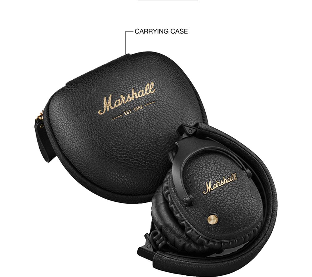 Auriculares Marshall Monitor III inalámbricos con Bluetooth y cancelación de ruido - Negros