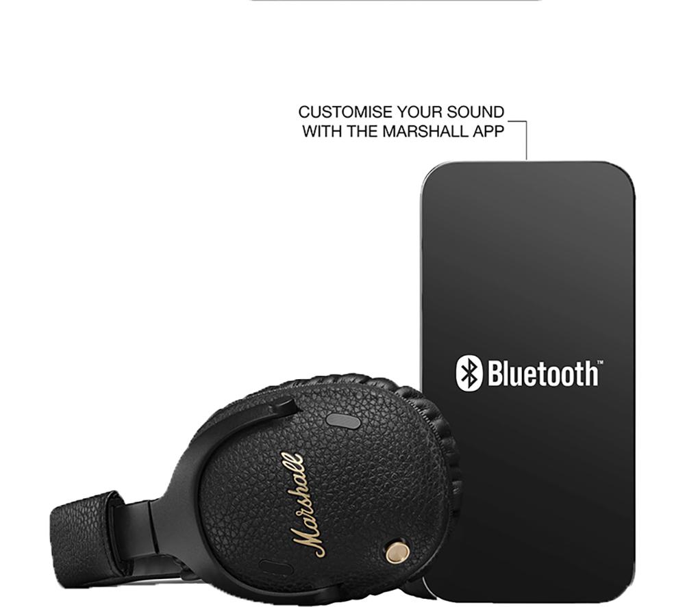 Auriculares Marshall Monitor III inalámbricos con Bluetooth y cancelación de ruido - Negros