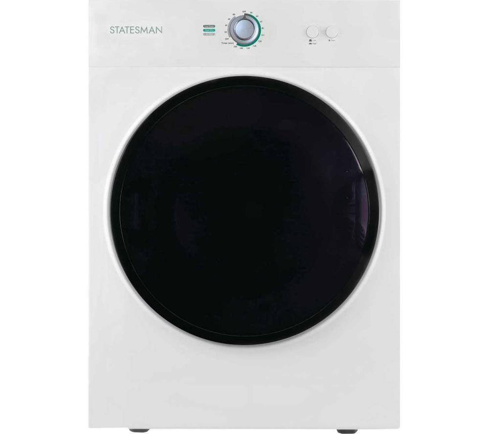 STATESMAN TD03VFW 3 kg Vented Tumble Dryer - White
