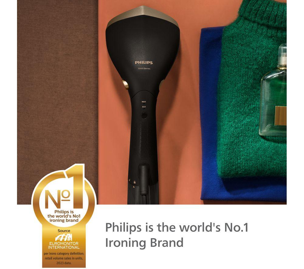 PHILIPS 7000 Series STH7060/86 Clothes Steamer - Black & Gold