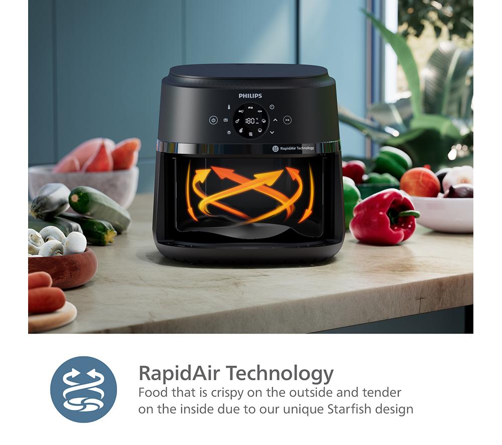 PHILIPS 2000 Series NA230/09 Air Fryer - Black