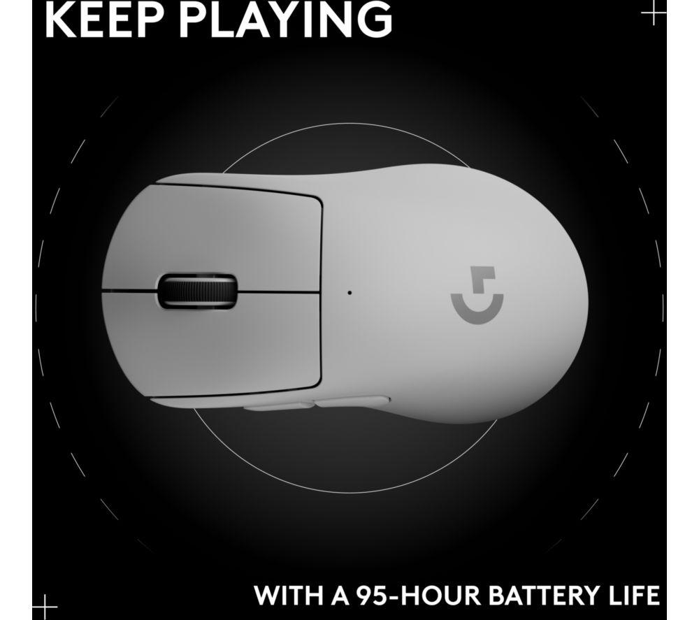 Ratón gaming óptico inalámbrico LOGITECH Pro X Superlight 2 Dex - Blanco