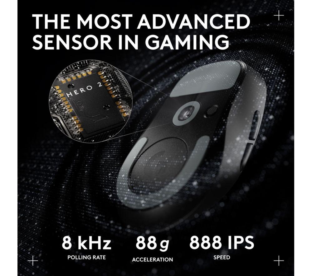 Ratón óptico inalámbrico para gaming LOGITECH Pro X Superlight 2 Dex - Negro