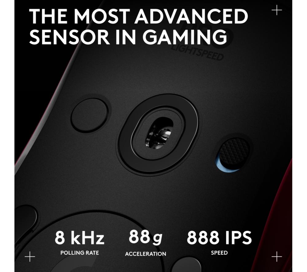 LOGITECH PRO 2 Lightspeed RGB Wireless Optical Gaming Mouse - Magenta