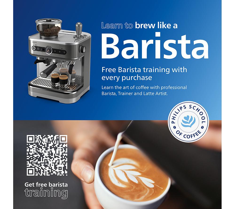 Cafetera superautomática PHILIPS Barista Brew PSA3218/10 - Negro