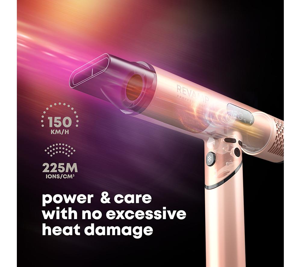 REVAMP Dynamic Radiance & Shine Digital Intelligent Ionic Hair Dryer - Gold