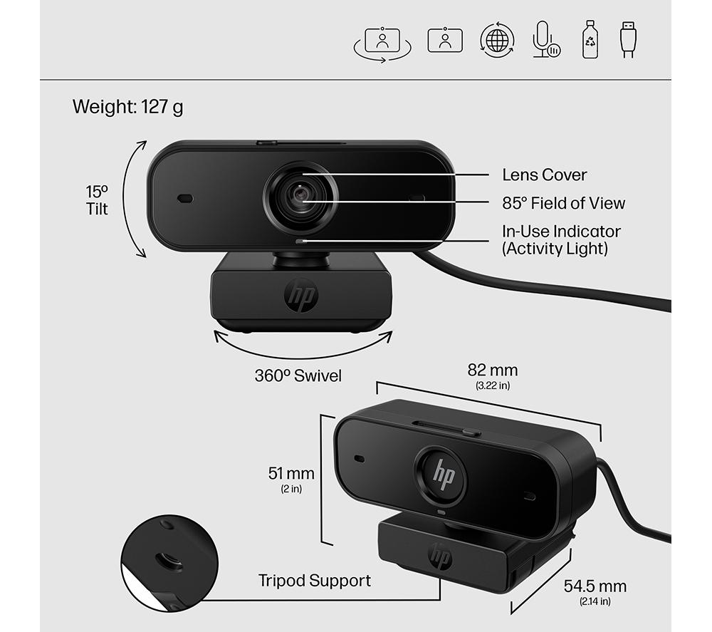 Cámara web HP 430 Full HD