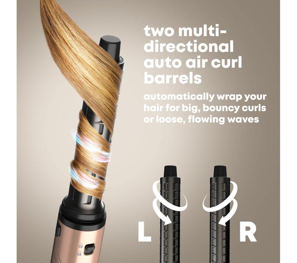 REVAMP Dynamic Radiance Pro Blow Dry 7-in-1 Ionic Air Styler - Gold