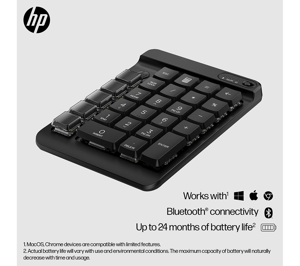 HP 430 Wireless Mechanical Numpad - Black