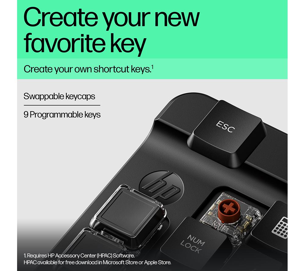 HP 430 Wireless Mechanical Numpad - Black