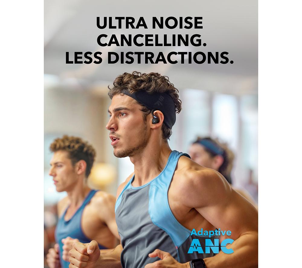SOUNDCORE Sport X20 Wireless Bluetooth Noise-Cancelling Earbuds - Black