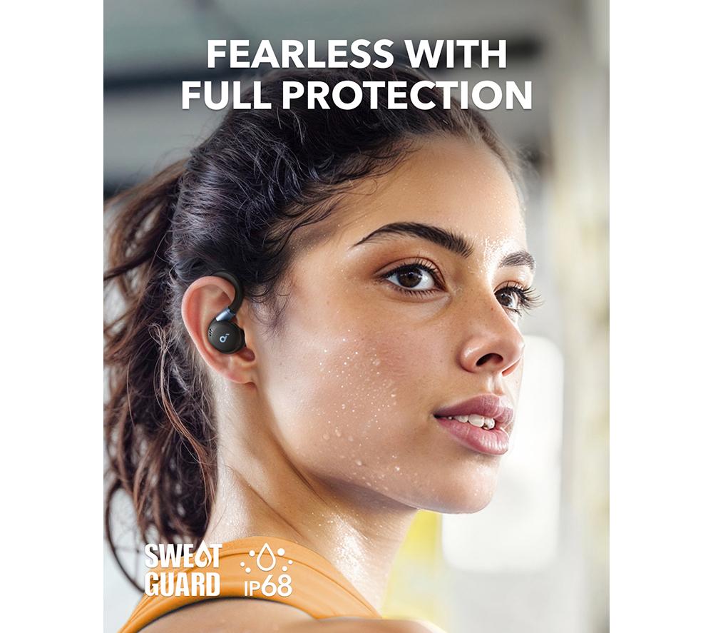 SOUNDCORE Sport X20 Wireless Bluetooth Noise-Cancelling Earbuds - Black