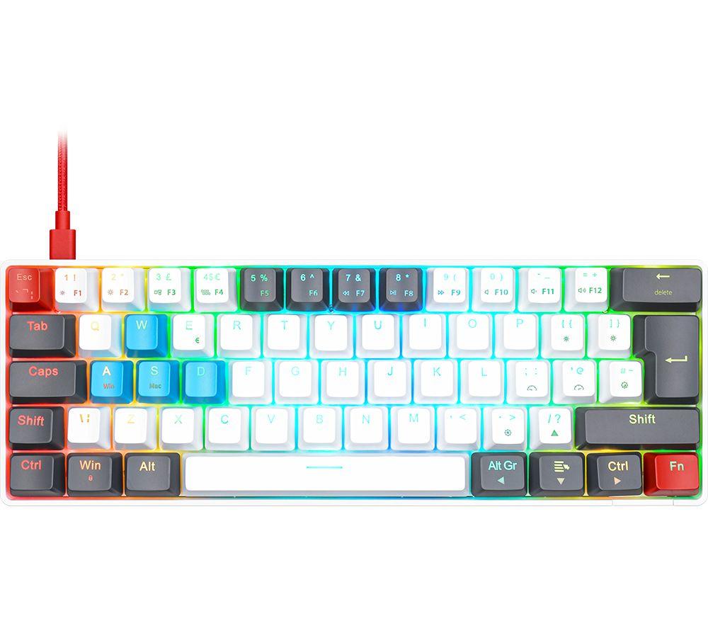 NOS C-450 Mini Pro RGB Mechanical Gaming Keyboard - Tilt
