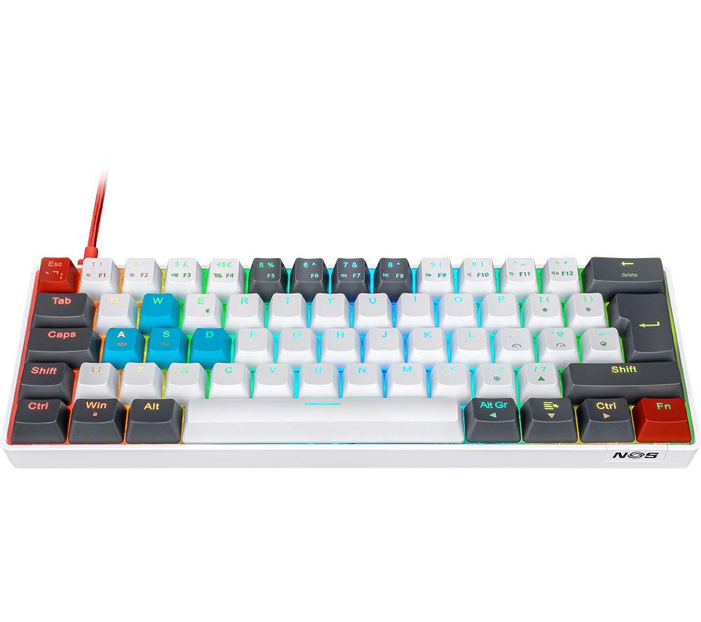 NOS C-450 Mini Pro RGB Mechanical Gaming Keyboard - Tilt