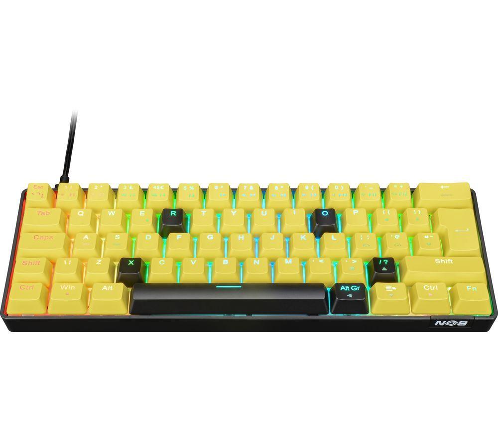 NOS C-450 Mini Pro RGB Mechanical Gaming Keyboard - Smyle