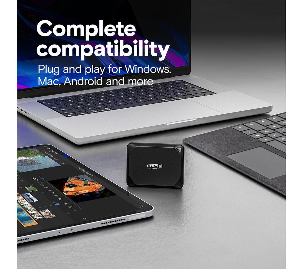 CRUCIAL X10 Pro External SSD - 2 TB, Black