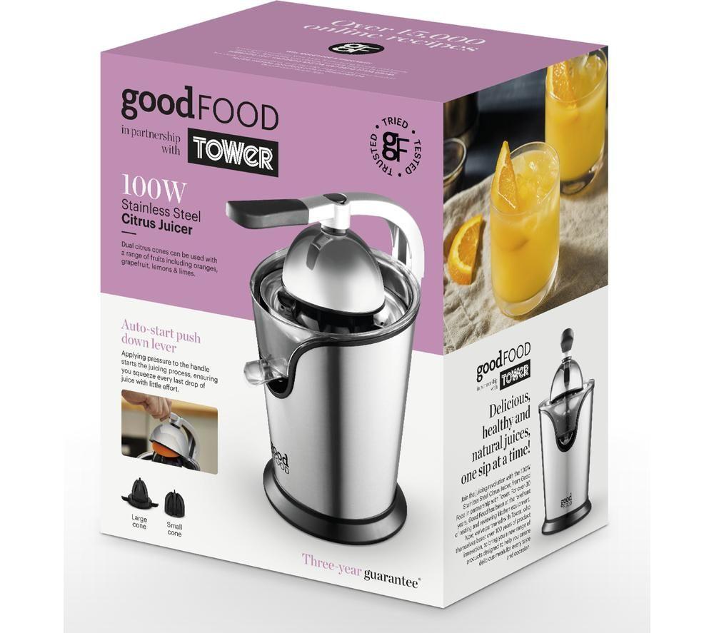 GOOD FOOD GF12016 Citrus Juicer - Stainless Steel