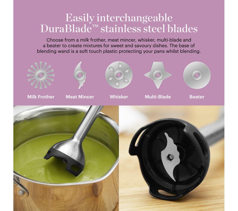 GOOD FOOD GF12012 5-in-1 Digital Hand Blender - Silver