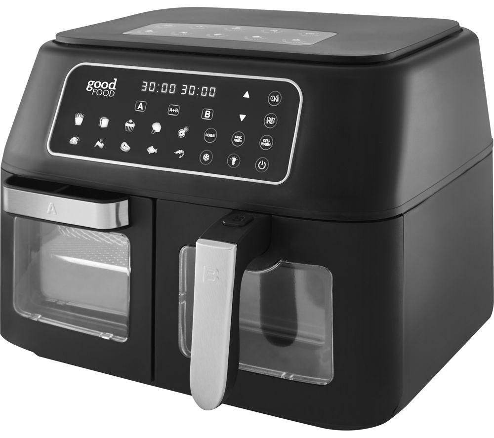 GOOD FOOD GF17015 Dual Air Fryer - Black