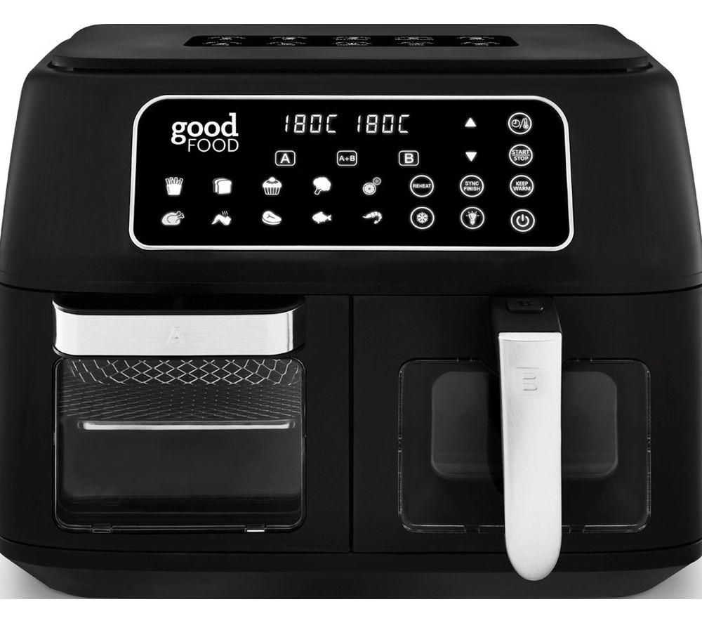 GOOD FOOD GF17015 Dual Air Fryer - Black