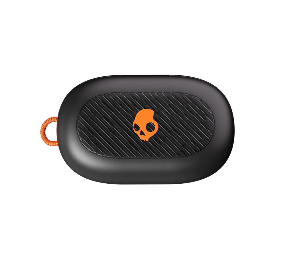 SKULLCANDY Push Play Active Wireless Bluetooth Sports Earbuds - Black & Orange