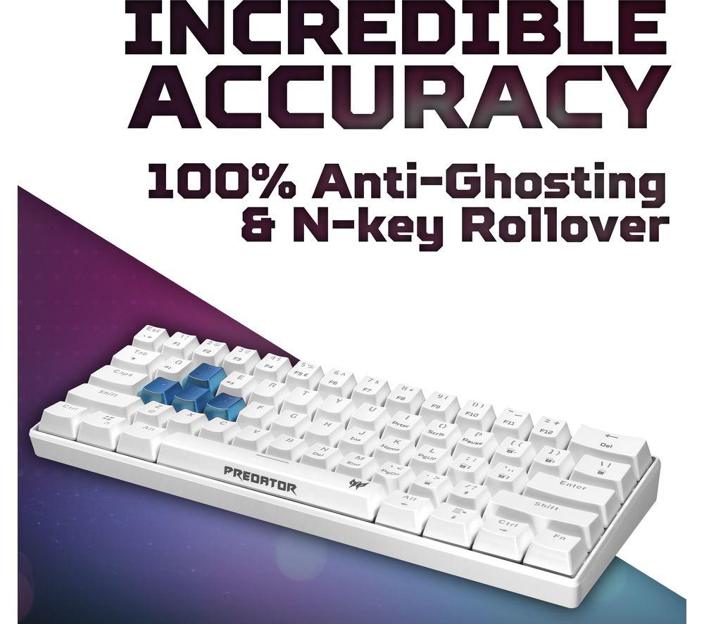ACER Predator Aethon 330 Wireless Mechanical Gaming Keyboard - White